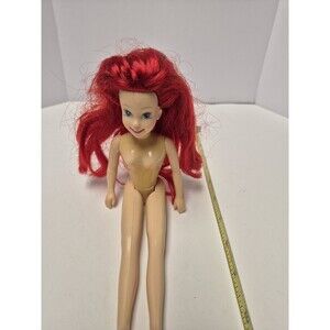 Vintage Tyco 1990's Disney The Little Mermaid 9" ARIEL ( DOLL ) Nude Flat Feet